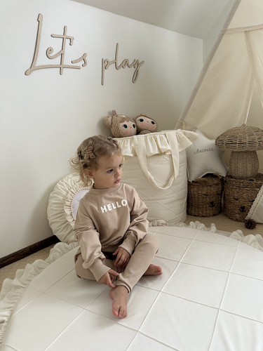 Bluza dresowa Hello Yosoy - karmelowy