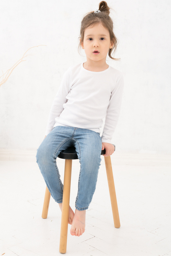 Podkoszulek z długim rękawem Tosia Italian Fashion- biały