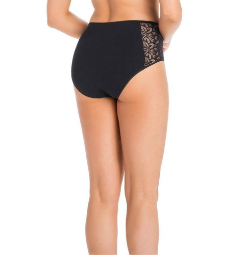 Figi z wysokim stanem Eco Exclusive Teyli - czarny