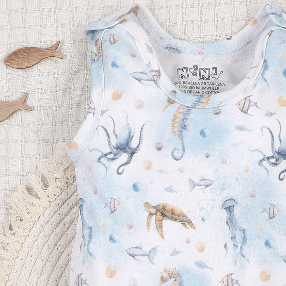Nini Śpiochy Sea Of Joy – bawełna organiczna, dla noworodka