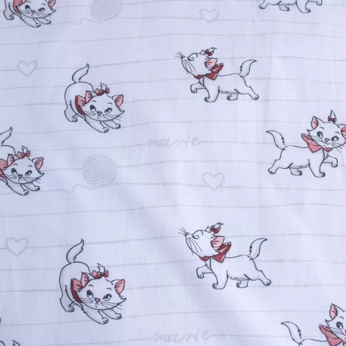 Pościel bawełniana do łóżeczka Marie Cat Bow Jerry Fabrics