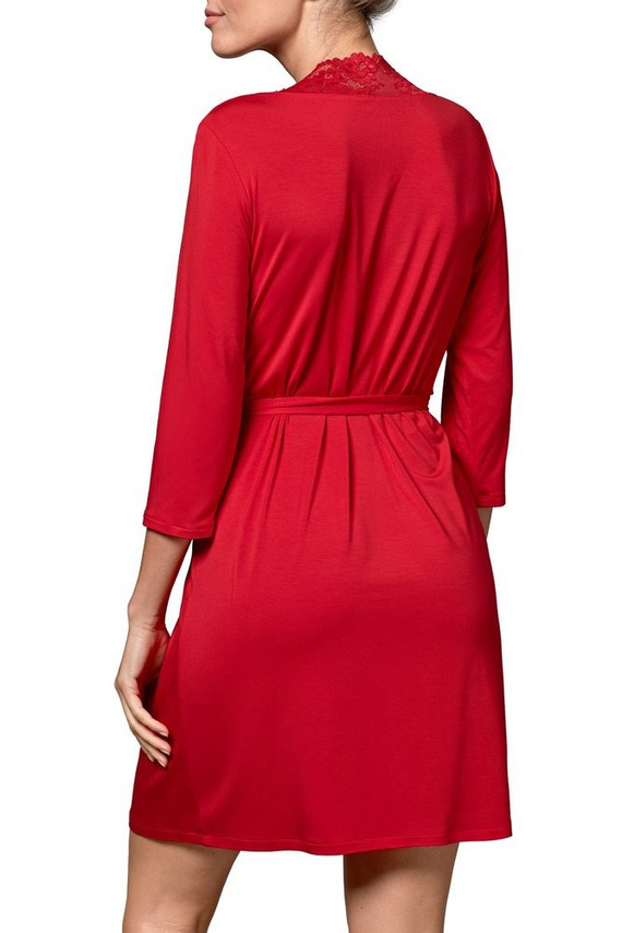 Podomka Szlafrok Damski Bona II Nipplex - czerwony