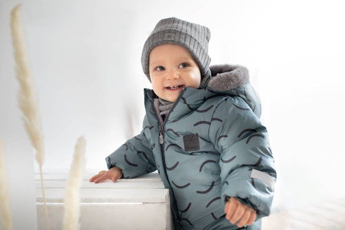 Komin niemowlęcy Winter Pinokio - szary