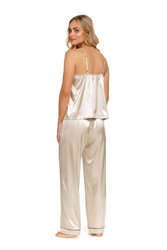 Długie spodnie piżamowe 5228 Doctor Nap - champagne