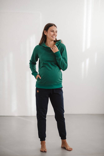 Bluza do karmienia Milk Please Milk&Love butelkowa zieleń