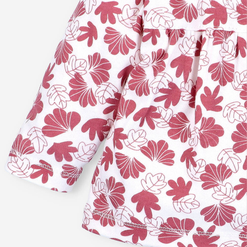 Kaftanik niemowlęcy z bawełny organicznej Wesoła Panda Nini druk