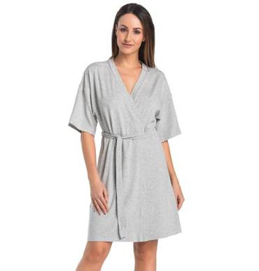 Damski szlafrok Maddalena Teyli - szary
