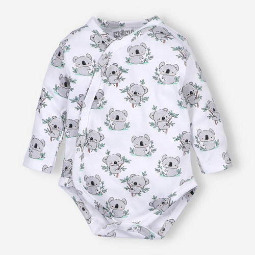 Komplet niemowlęcy z bawełny organicznej Sweets Koala Nini beżowy 