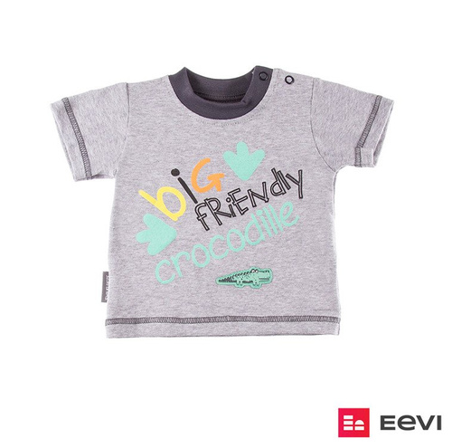 T-shirt dla chłopca "SAWANNA" Ewa Klucze melanż 