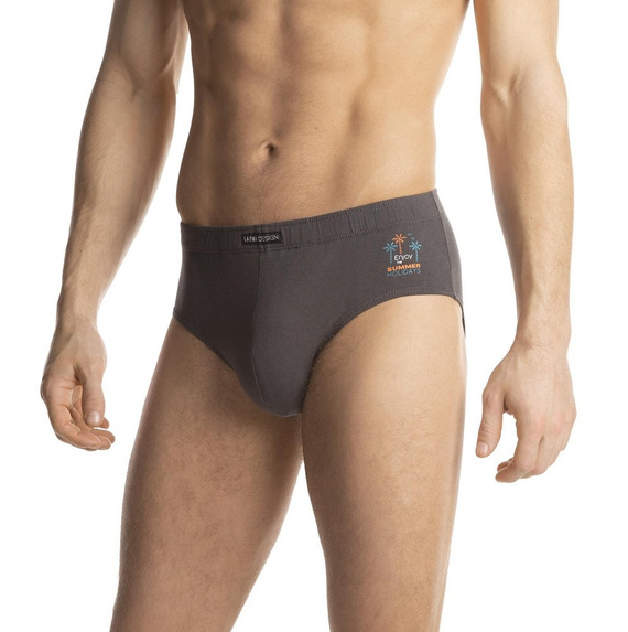 Slipy Męskie M-940 CL Lama czarny-grafitowy