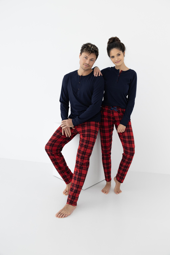 Piżama damska Yvette Sensis - granatowy