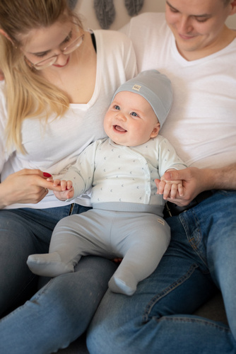 Czapka z naszywką Hello Pinokio - niebieski