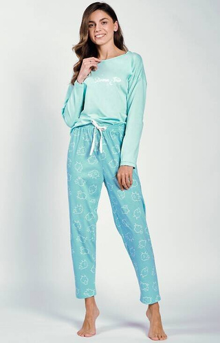 Piżama damska 3217 Abi Taro - turkus