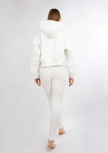 Komplet dresowy bluza+ legginsy DK-K-B13 Dkaren - ecru