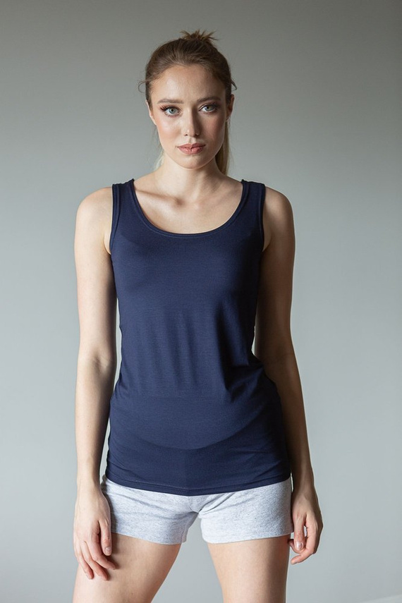 Top damski z wiskozy 022 MIRACLE-czarny