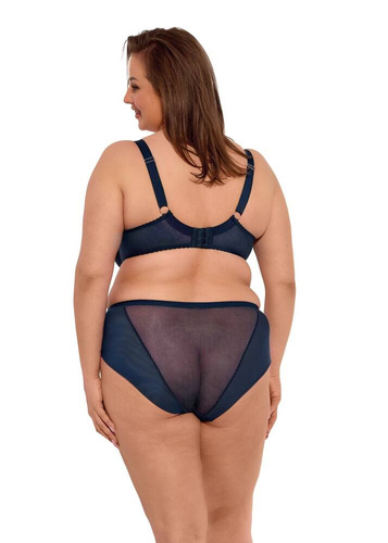 Biustonosz półusztywniany BSM 1058 Sonia Maxi Gaia granatowy