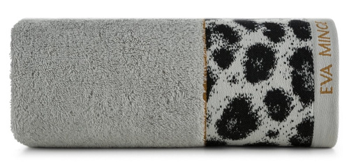 Ręcznik Eva Minge Eva 22 pantera Eurofirany srebrny