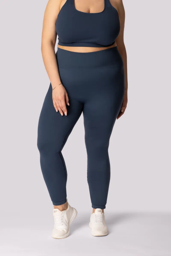 Legginsy damskie Base Mona granatowy