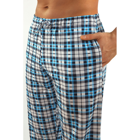 Bawełniana piżama męska Jasiek Sesto Senso - jeans