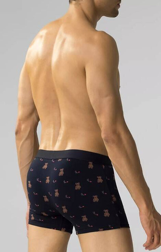 Bokserki męskie 2GMH-025 Atlantic - czerwony-granatowy