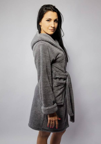 Diana Podomka Szlafrok Damski Dkaren - szary