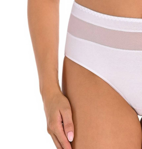 Figi z wysokim stanem Vera Teyli - biały