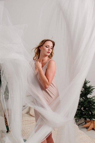 Koszula nocna 771 Hazel Forex - piaskowy