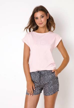 Piżama damska Tessa Long Aruelle - różowy