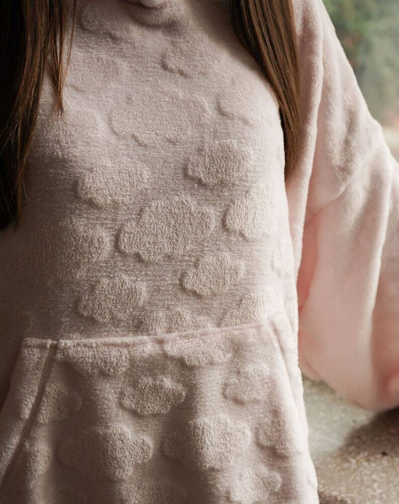 Kocobluza damska z kieszeniami Runa Italian Fashion - różowy