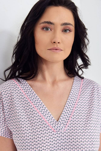 Piżama damska 107  Cana -różowy