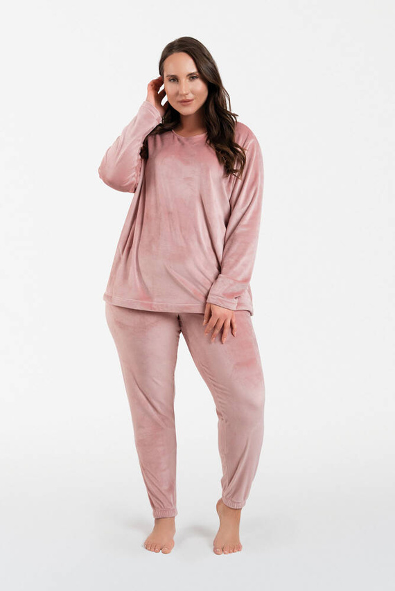 Komplet damski Akara Italian Fashion - róż pudrowy