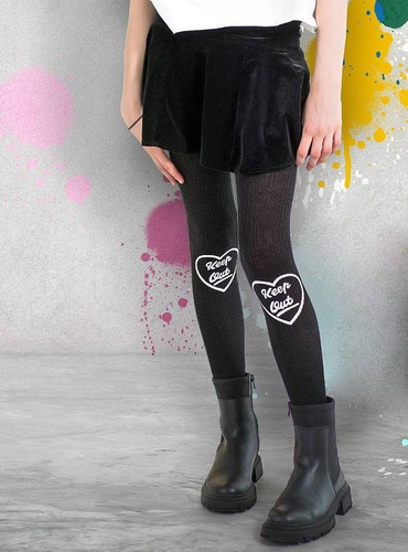 Rajstopy Dziewczęce 2329    Knittex - nero