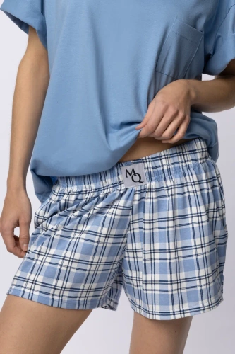 Piżama damska Joy shortsleeve Mona sky blue 