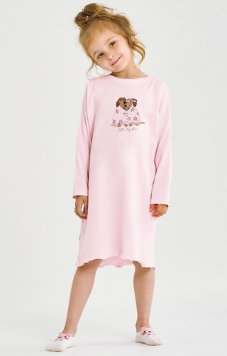 Koszula nocna Taro Jasmina 3509 – 100% bawełna, nadruk, długi rękaw