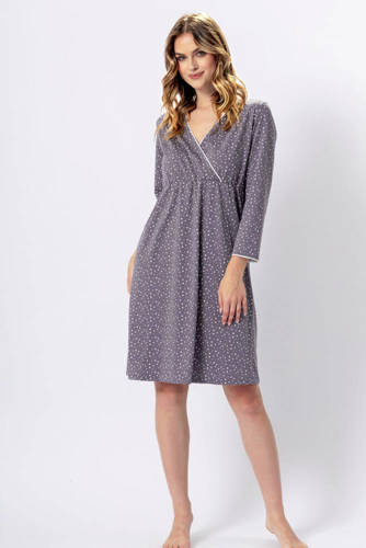 Koszula do karmienia 1387 Megi Leveza szary