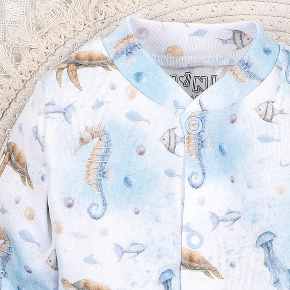 Nini Kaftanik Sea Of Joy – organiczna bawełna, dla noworodka