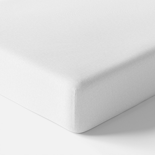 Prześcieradło dziecięce bawełniane Eevi - biały