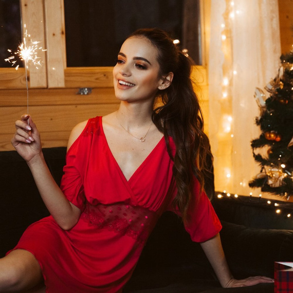 Koszula nocna Bianca Eldar - malinowy