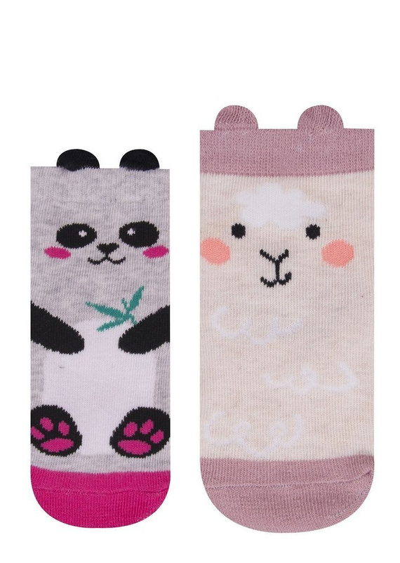 Skarpetki dziewczęce SKC/3D 10 Aplikacja YO! mix kolor