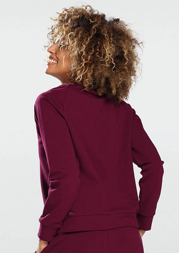 Bluza dresowa Wenezja Dkaren - bordo