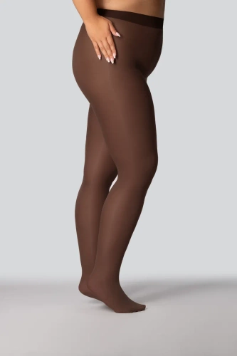 Elizabeth Rajstopy Queen Size 70 den black coffee– gładkie, matowe, kolorowe, komfortowe