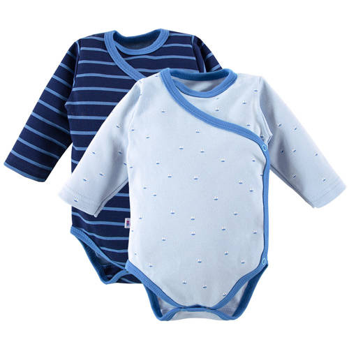 Body kopertowe Small & Unique 2-pak Eevi - granat-niebieski