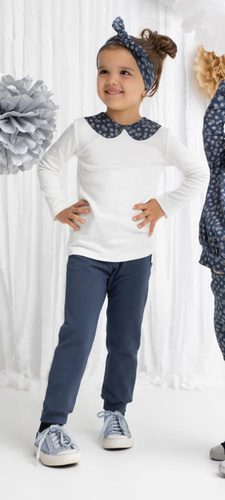 179139 Sonia Bluzka z długim rękawem Nicol - granat