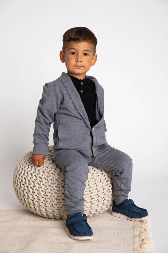 169553 Mix Bluza dresowa Nicol - grafitowy