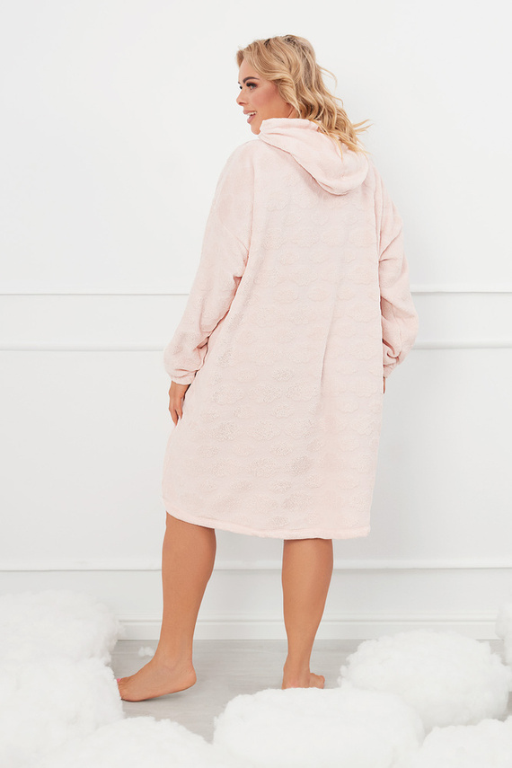 Kocobluza damska z kieszeniami Runa Italian Fashion - różowy