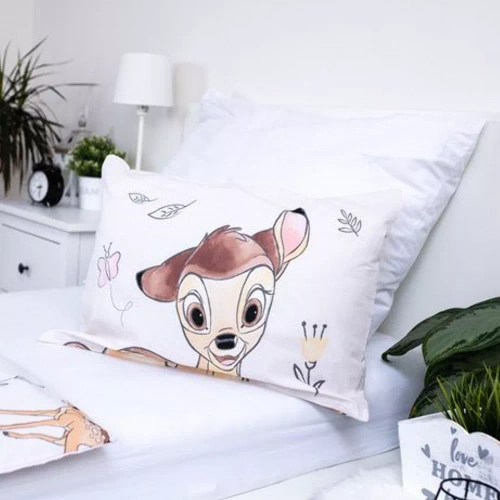 Pościel bawełniana do łóżeczka Bambi sarenka Jerry Fabrics beżowy