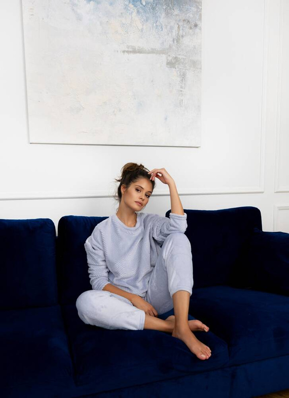 Piżama damska Esme Sensis - szary