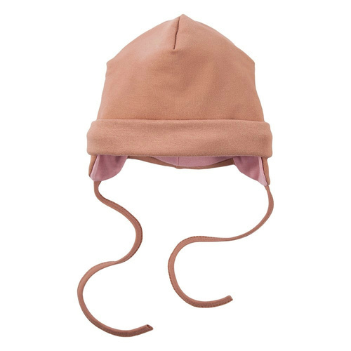 Czapka niemowlęca Hearts & Bears Eevi - beżowa