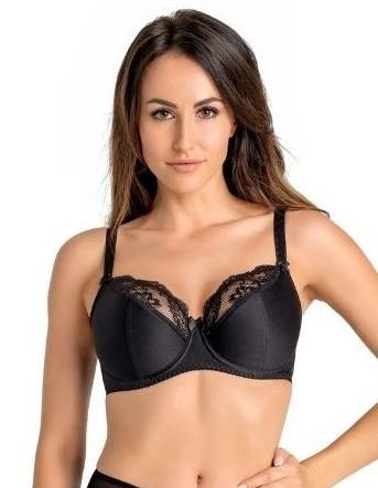 Biustonosz semi-soft Estel Teyli - czarny
