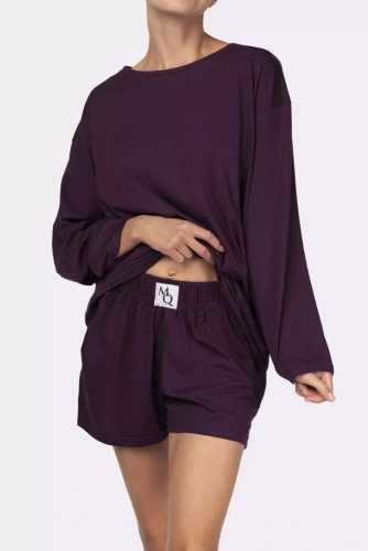 Piżama damska Joy longsleeve Mona purple